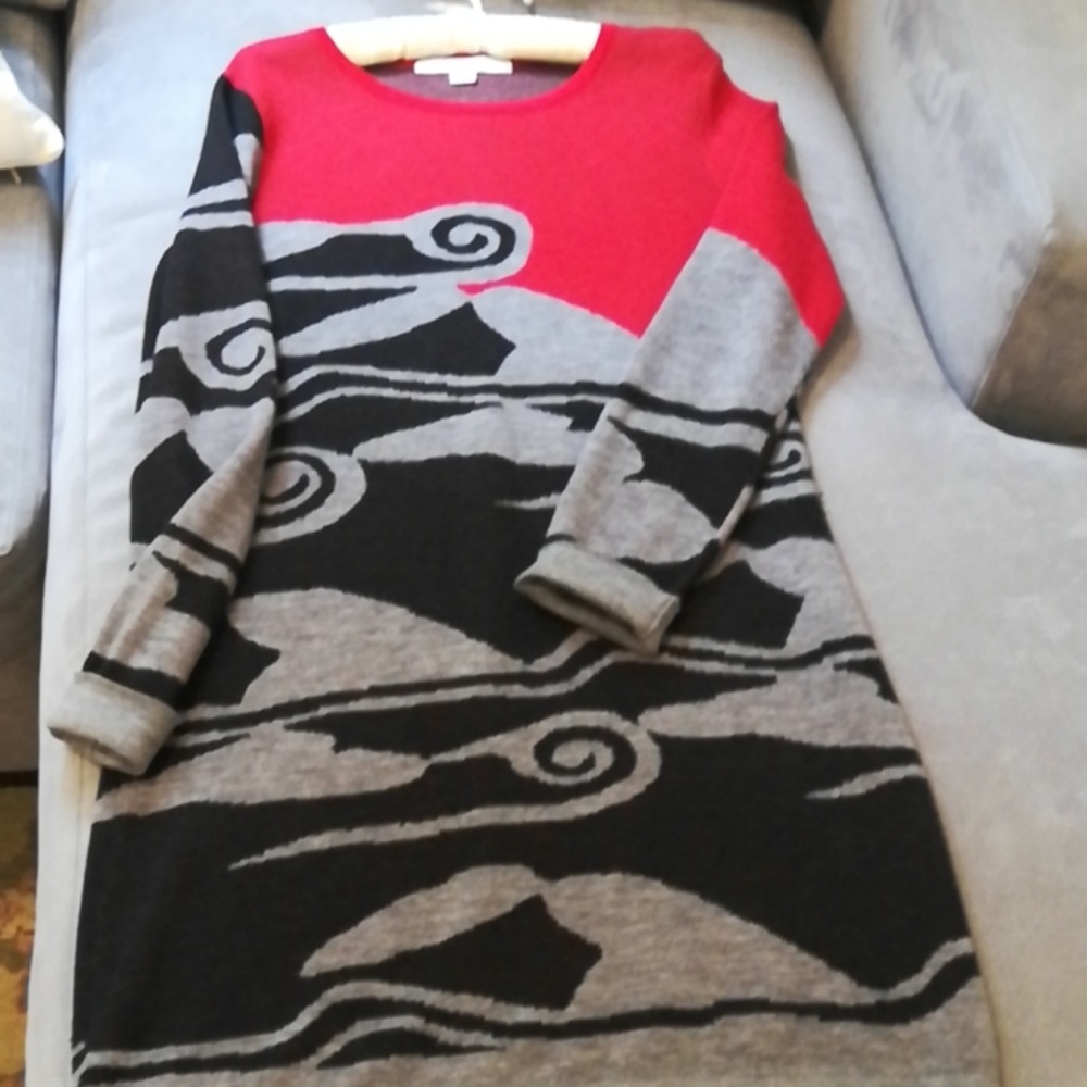 Diane Von Furstenberg Wool Knit Shift Dress